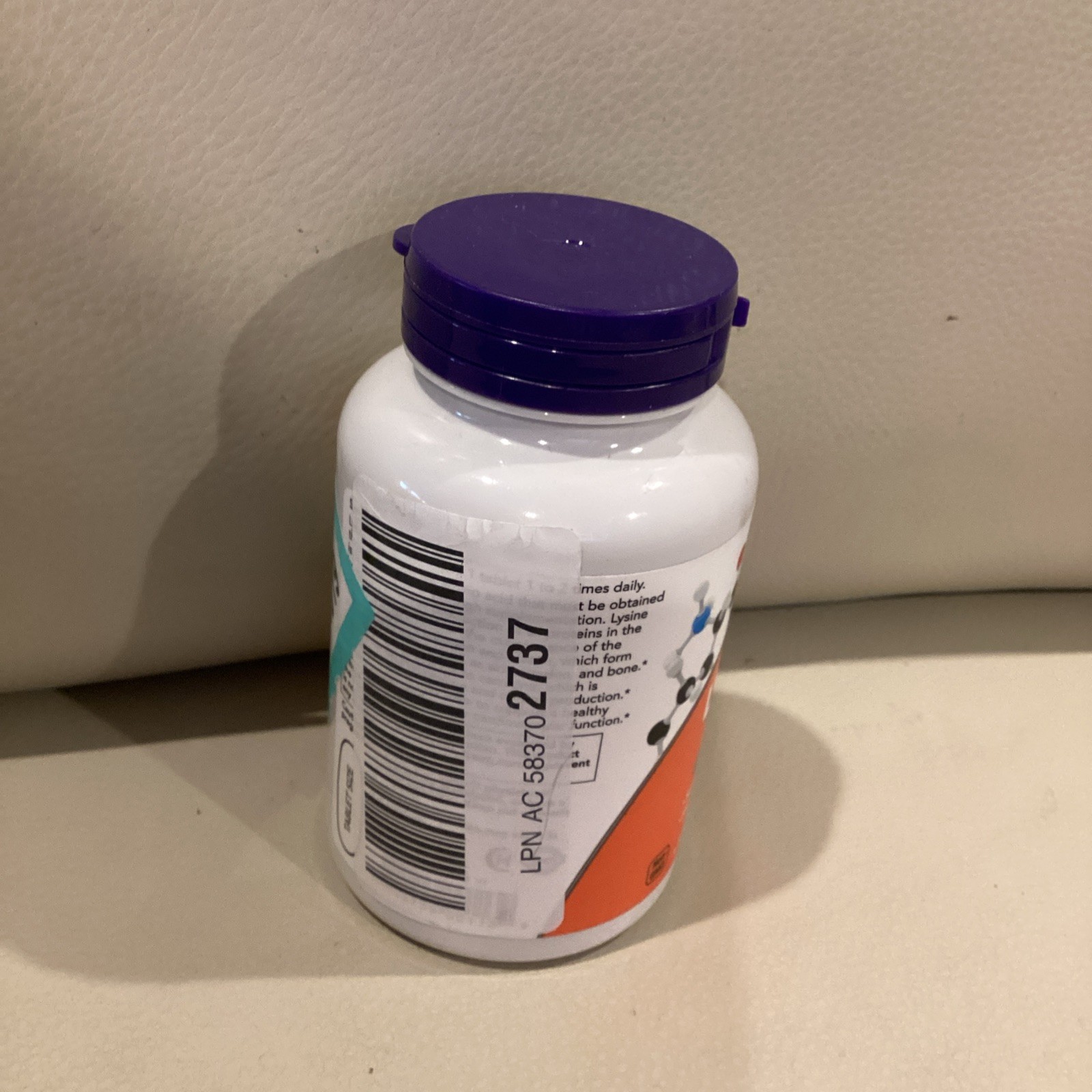 NOW Foods L-Lysine Double Strength 1000mg Tablets – 100 Count