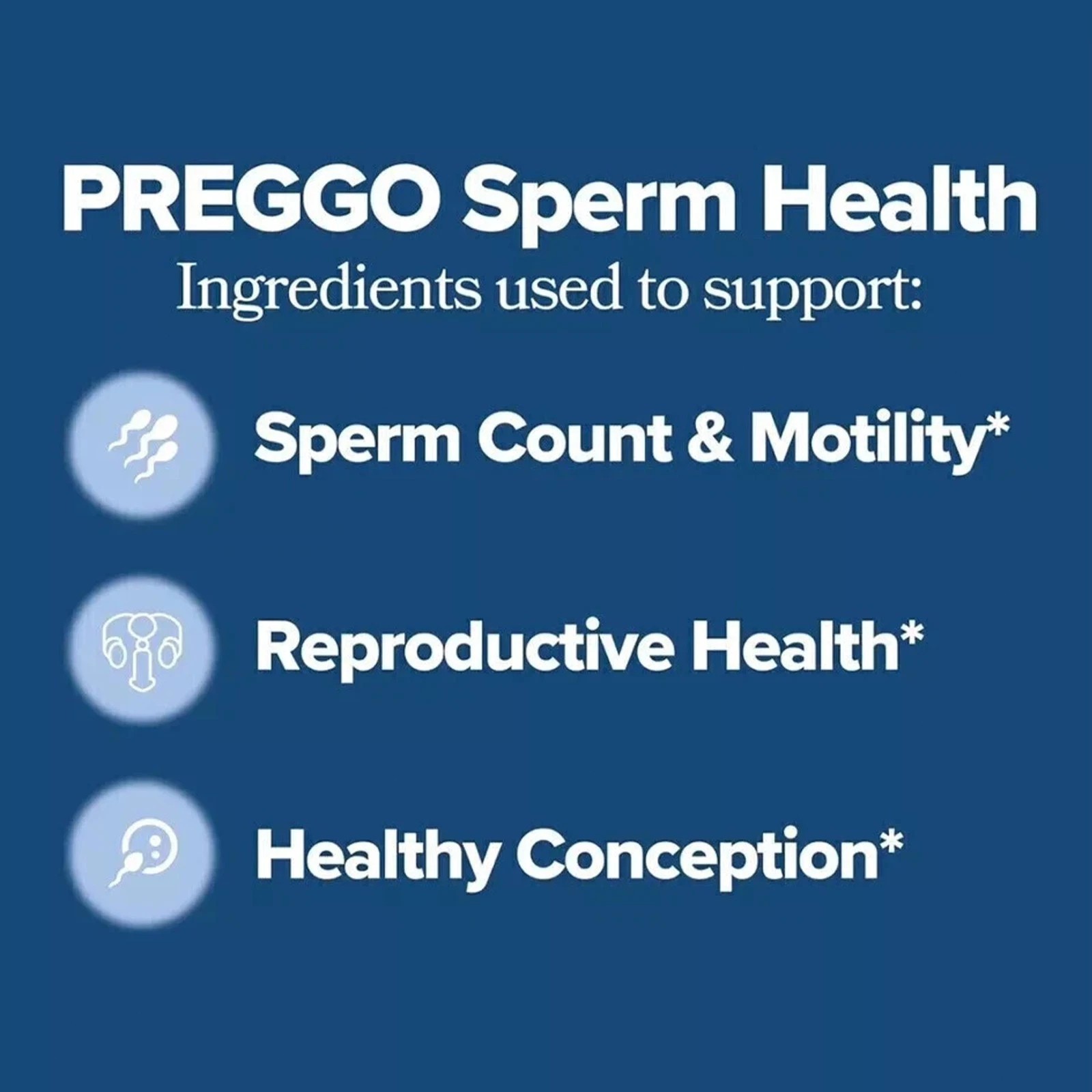 3 Pack PREGGO O-Positive Sperm Health Boost Capsules – 180 Count For Men