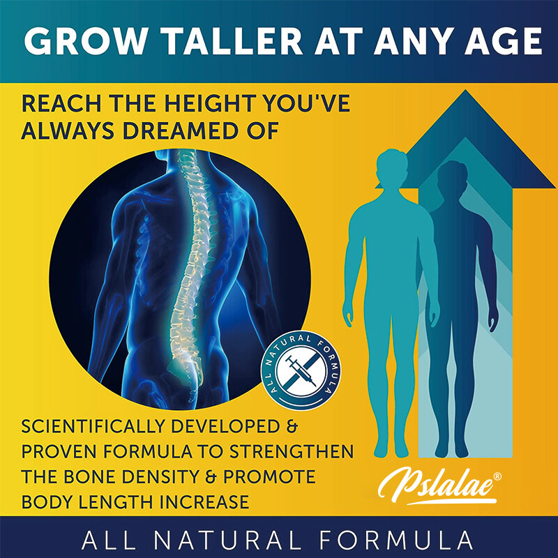 Height Growth Maximizer – Natural Height Increase Supplements – with Calcium