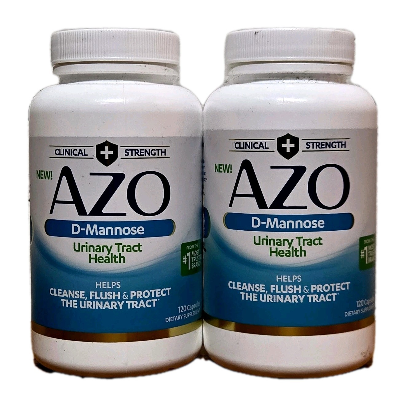 Lot of 2 Azo D Mannose Urinary Tract Health 120 Capsules 240 Total EXP 07/2027+