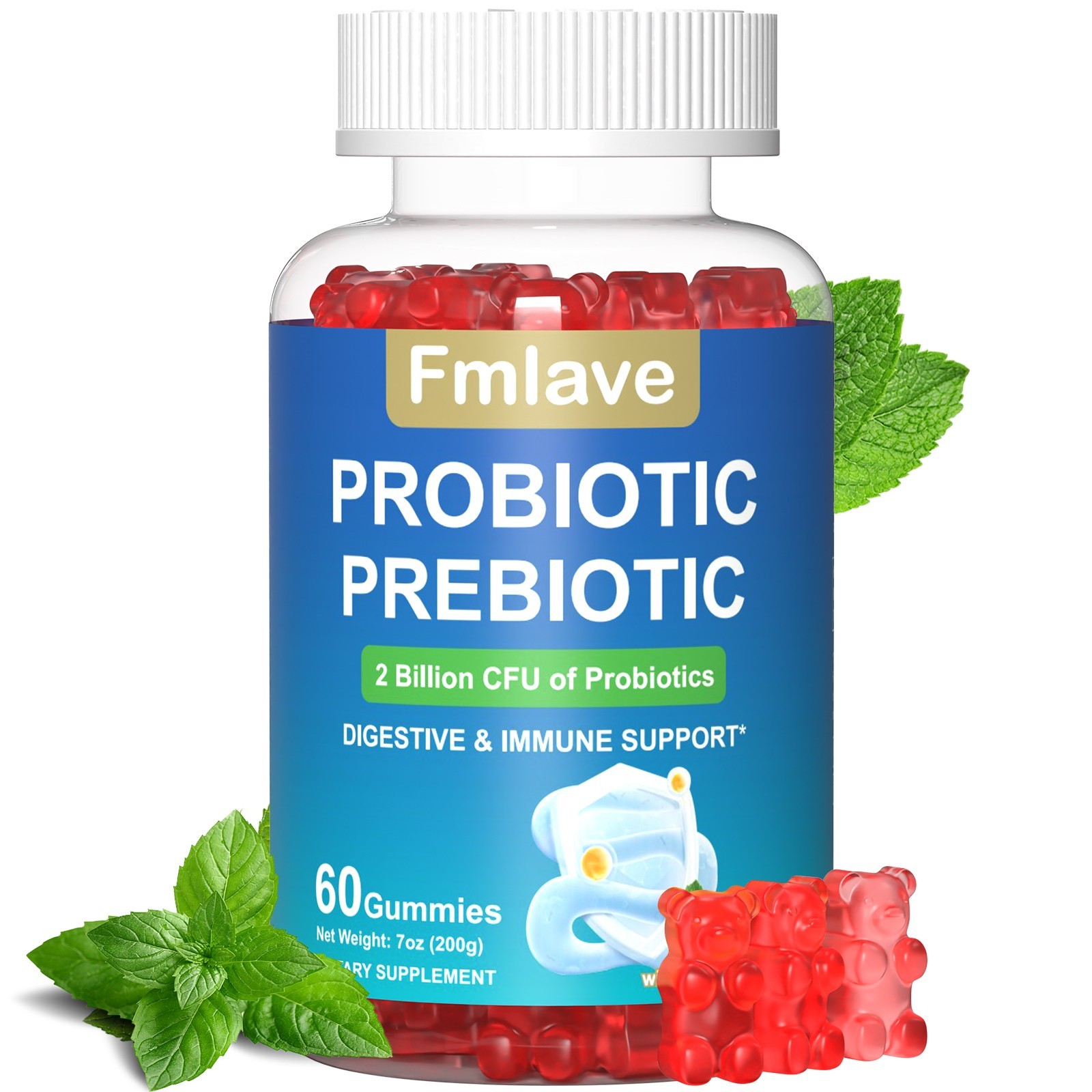 2x Digestive Advantage Probiotic Gummies 120 Count Exp 03/2027 Immune Gut Health