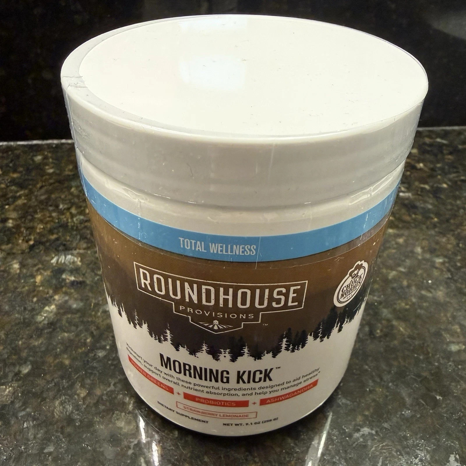 ROUNDHOUSE PROVISIONS MORNING KICK-DIGESTIVE SUPPORT POWDER-STRAWBERRY LEMONADE