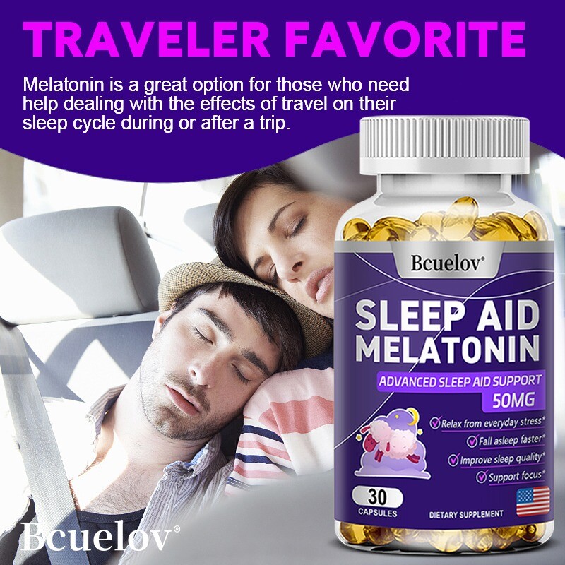 25mg Sleep Support Capsules Improve Sleep Quality Relieve Stress Sleep 30/60/120