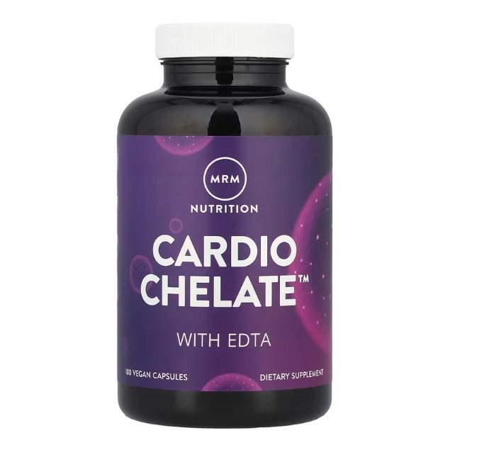 MRM, 2 PACK, Cardio Chelate with EDTA, 180 Vegan Capsules each (360 total!)