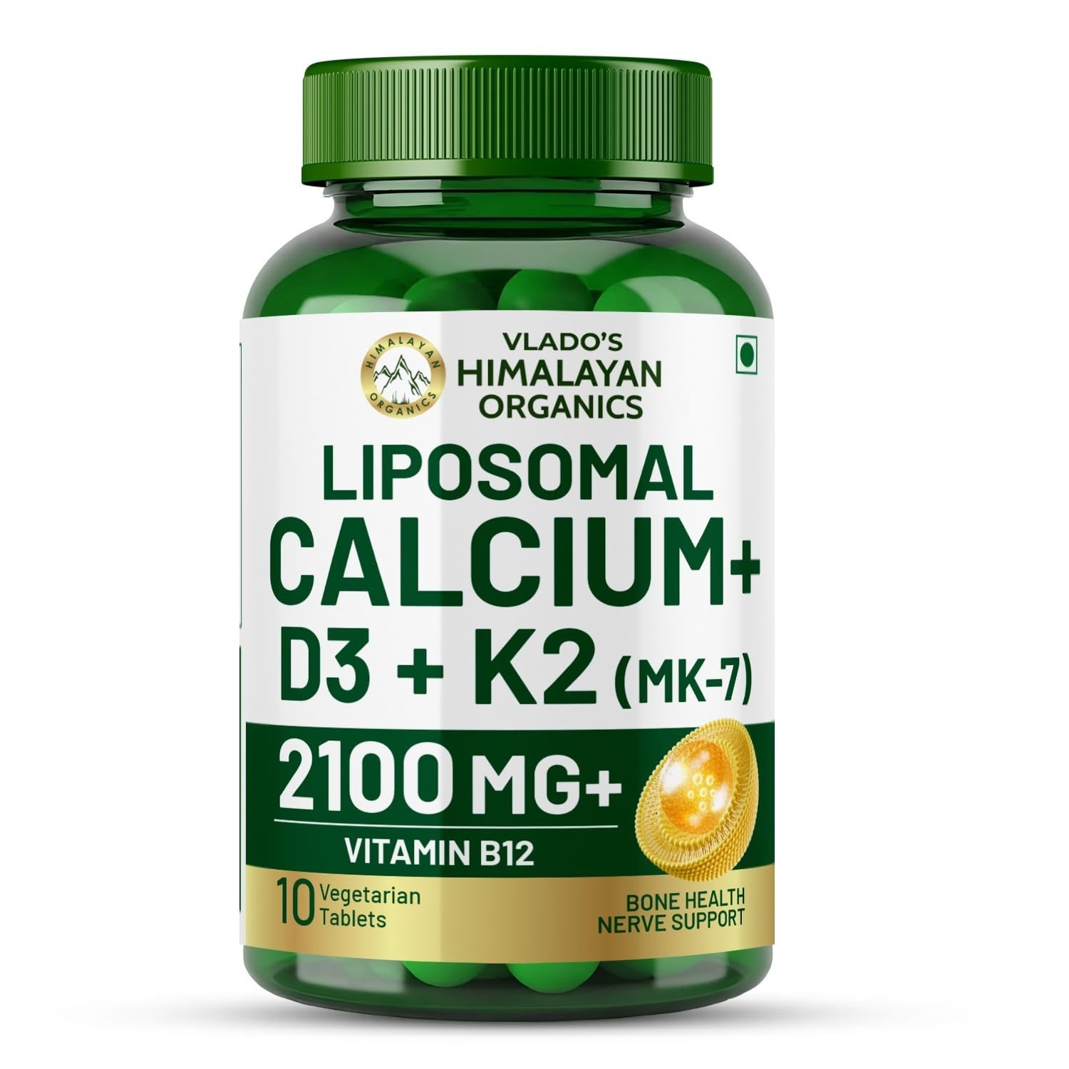 5 Pack HIMALAY.AN Liposomal Calcium 650mg 50 Veg Tabs