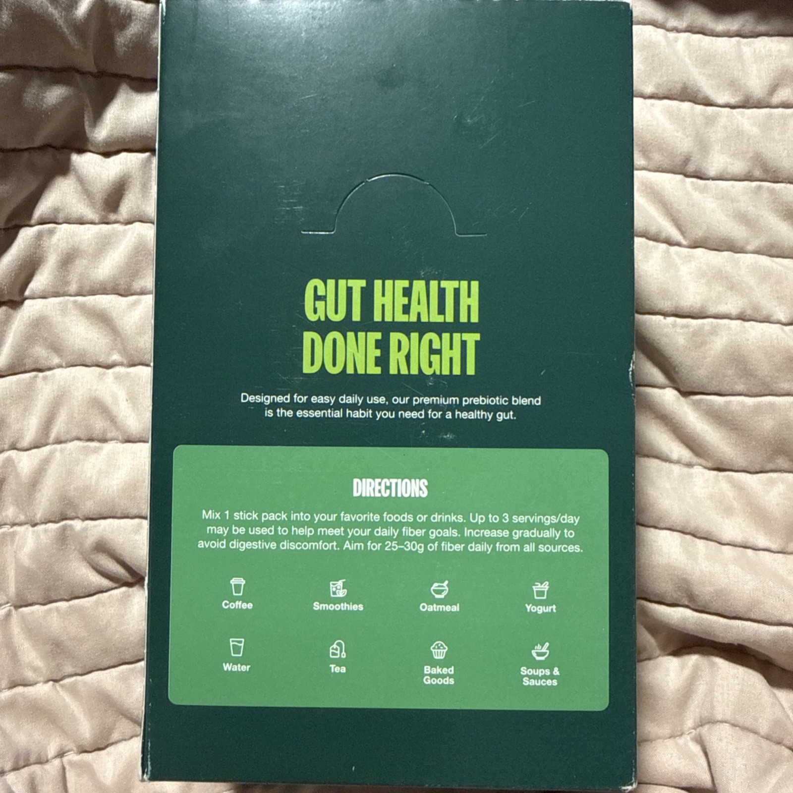 Supergut Foundational Daily Fiber Prebiotic Fiber Blend 15 Stick Packs