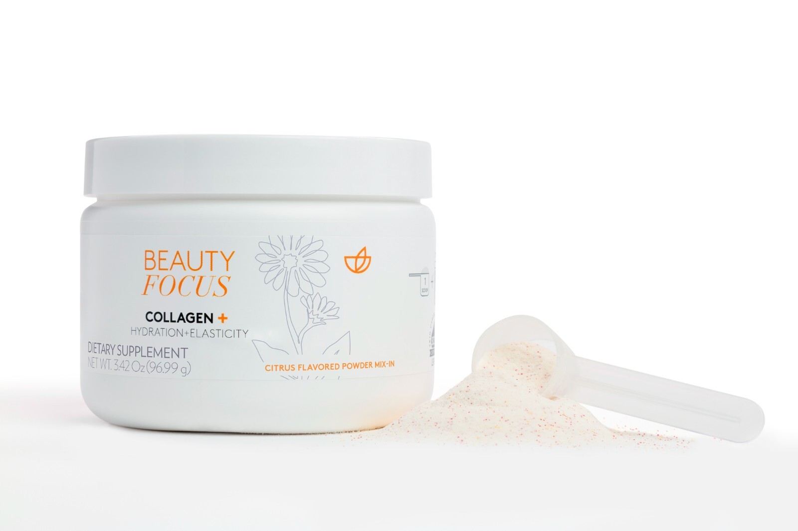 Nu Skin NuSkin Powder Mix-In Beauty Focus Collagen+ Citrus Flavor Exp 06/2026