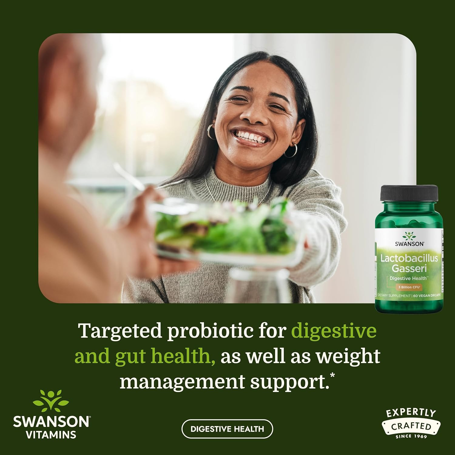 Lactobacillus Gasseri Probiotic for Adults Seeking Digestive and Metabolic Suppo