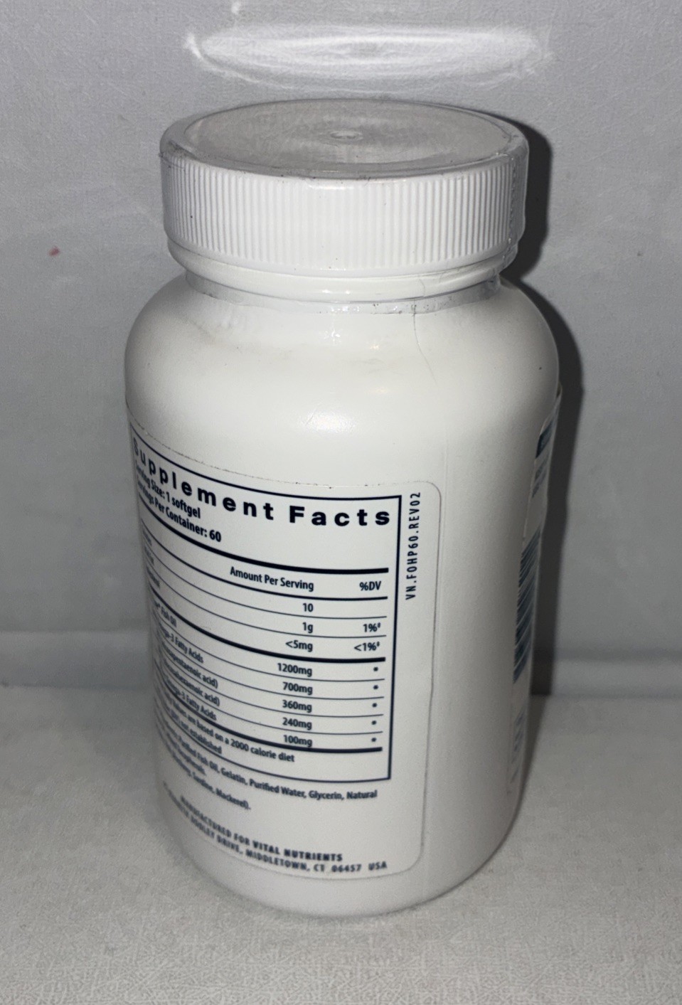 Vital Nutrients Ultra Pure Fish Oil 700 – Supports 60 Count