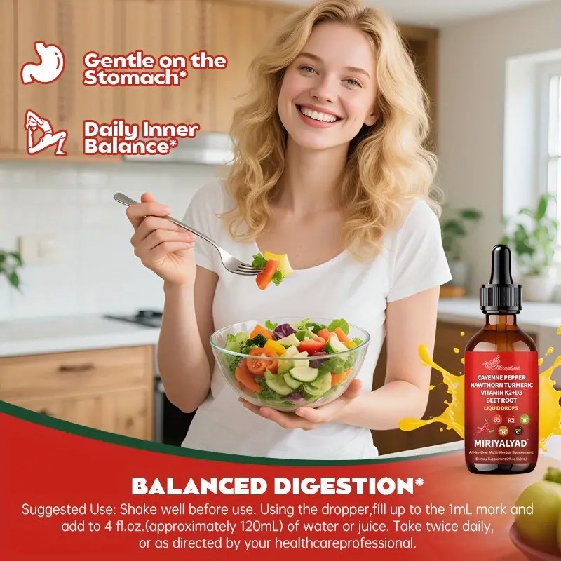 Cayenne Pepper Supplement Liquid Drops + Hawthorn Berry – Pack 2