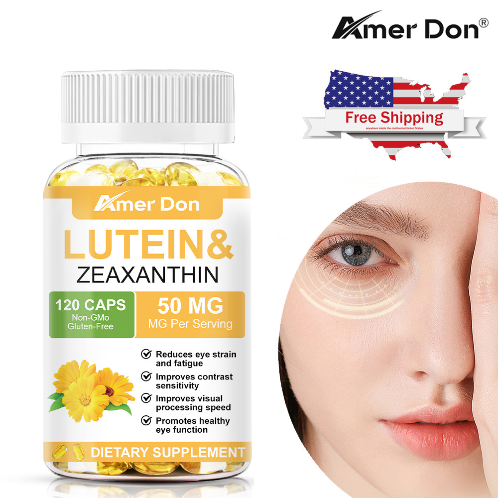 Lutein and Zeaxanthin 50 mg | 120 Softgels | Eye Health Vitamins | Vision Health