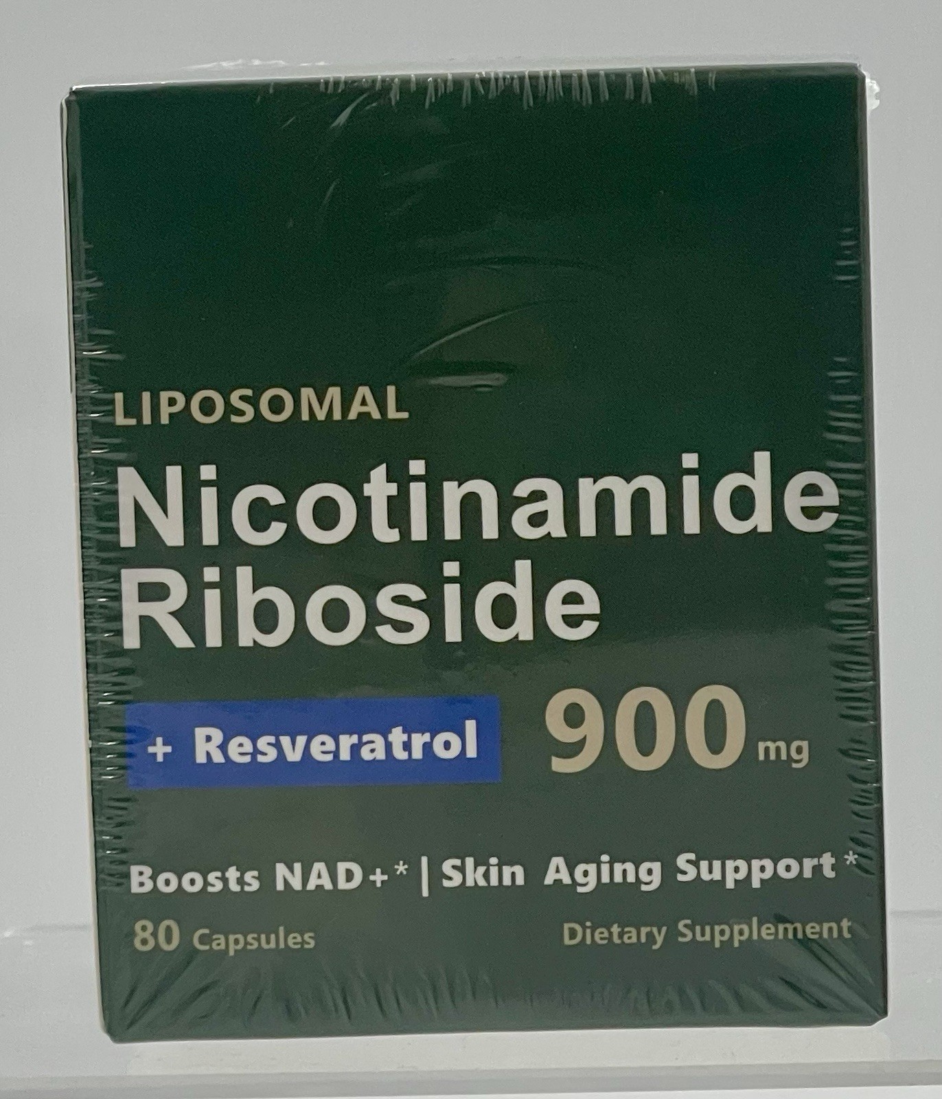 Lot of 3 Liposomal NAD+ Nicotinamide Riboside 900mg & Resveratrol 80ct EXP 09/26