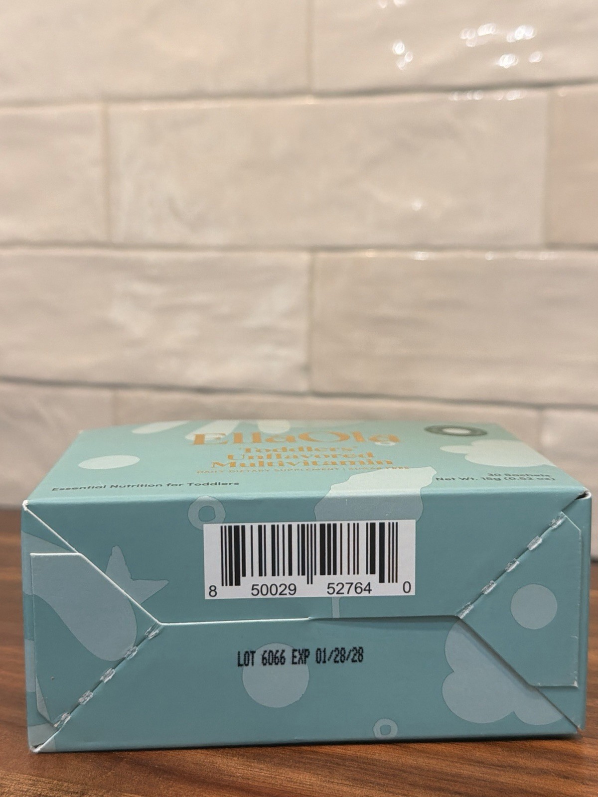 EllaOla Toddlers Unflavored Multivitamin 30 Sachets Exp 01/2028 New Sealed