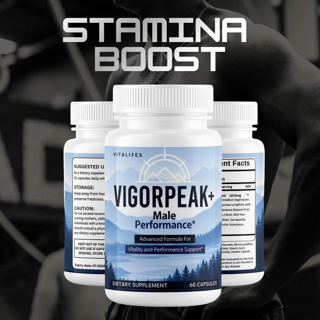 (5 Pack) Vigor Peak+ Advanced Male Max Support Supplement Vigorpeak 60 Capsules