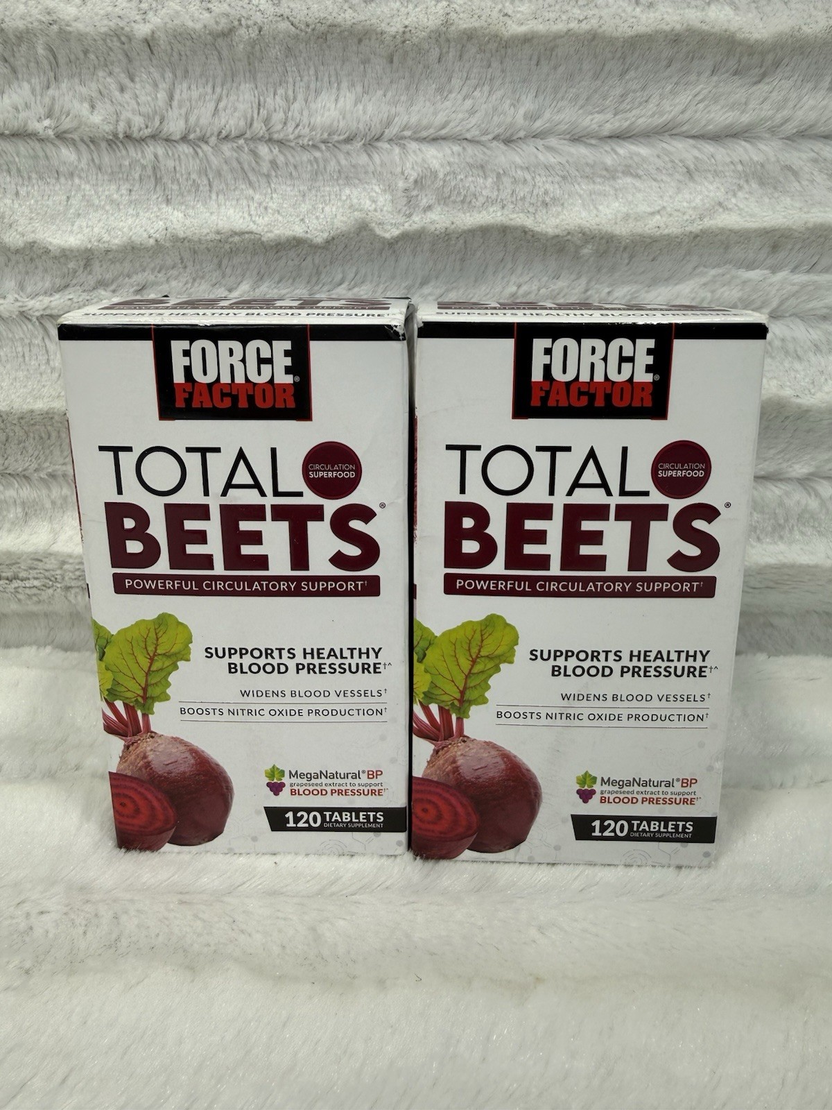 2X Force Factor Total Beets Blood Pressure Support 120 EACH (12/2028)