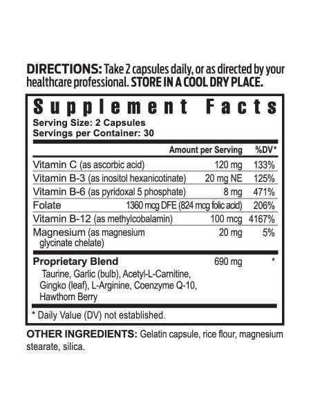 Youngevity Dr. Wallach Ultimate Cardio FX™ – 60 capsules