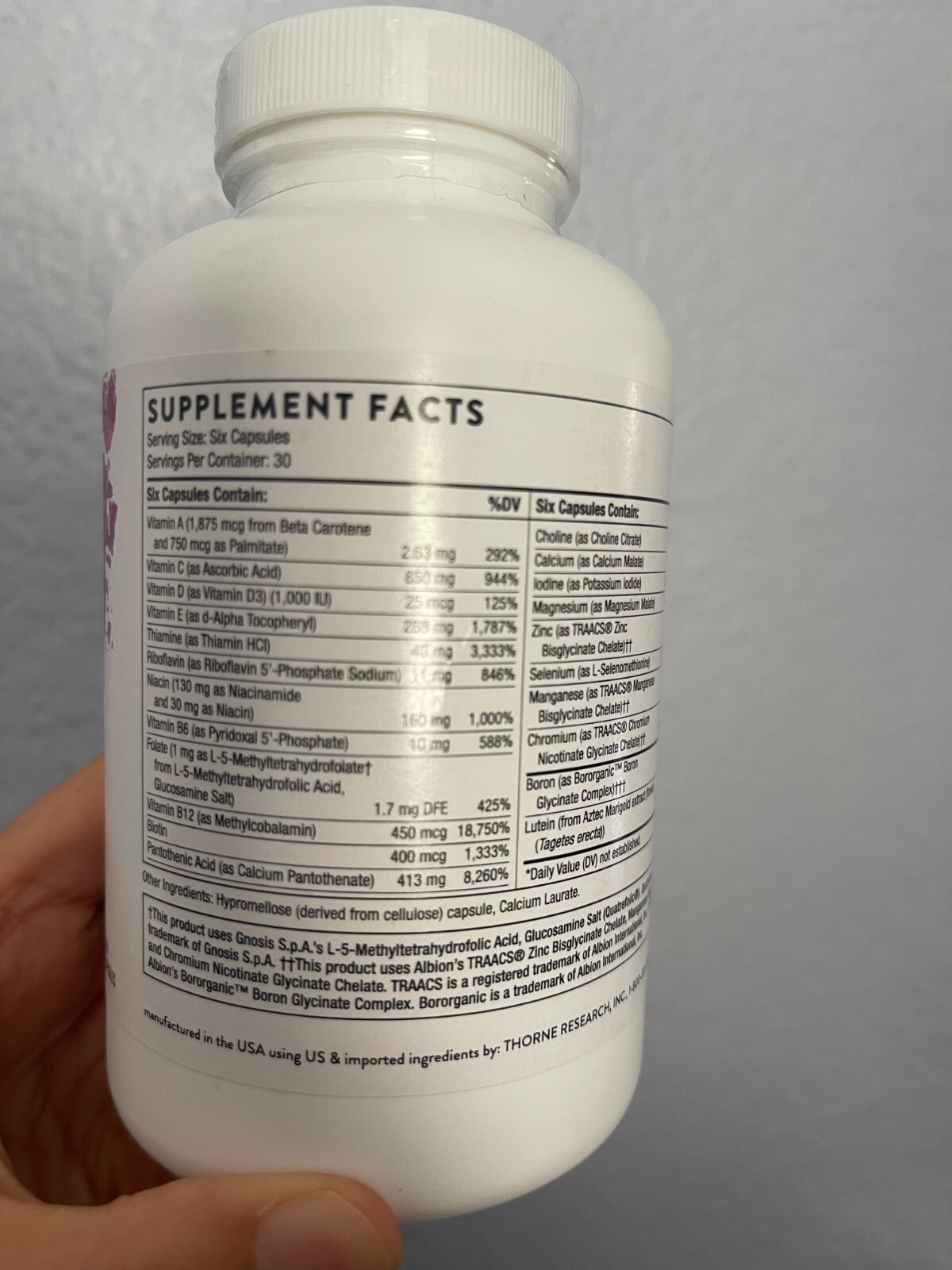 (New) Women’s Multi 50+,180 Caps, Daily multivitamin. Vitami D3,K2, Bone Support
