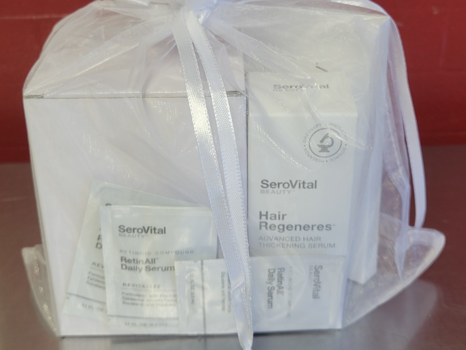 SeroVital Beauty ~ Hair Regeneres ~ Trial Gift Bag ~ Tumbler ~ Trial Size ~ NEW!