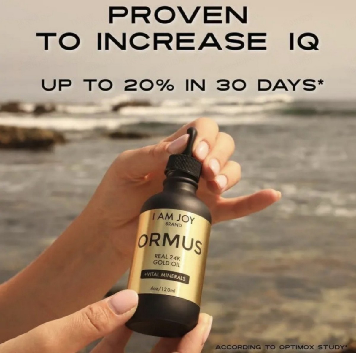 NEW LUXRY I Am Joy Ormus Gold Oil, DNA Repair & Pineal Gland Decalcification