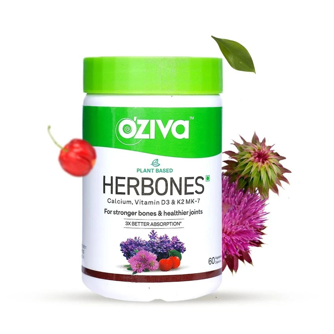OZIVA HERBONES 60 Caps For Joints Health With Long Expiry & Free Shipping