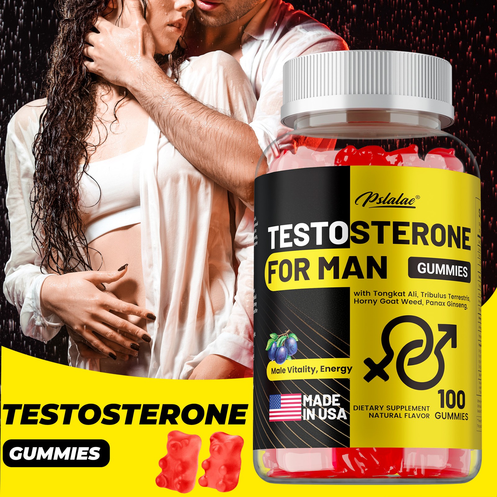 Testosterone for Man 100pcs – Libido Support, Muscle Recovery After Exercise