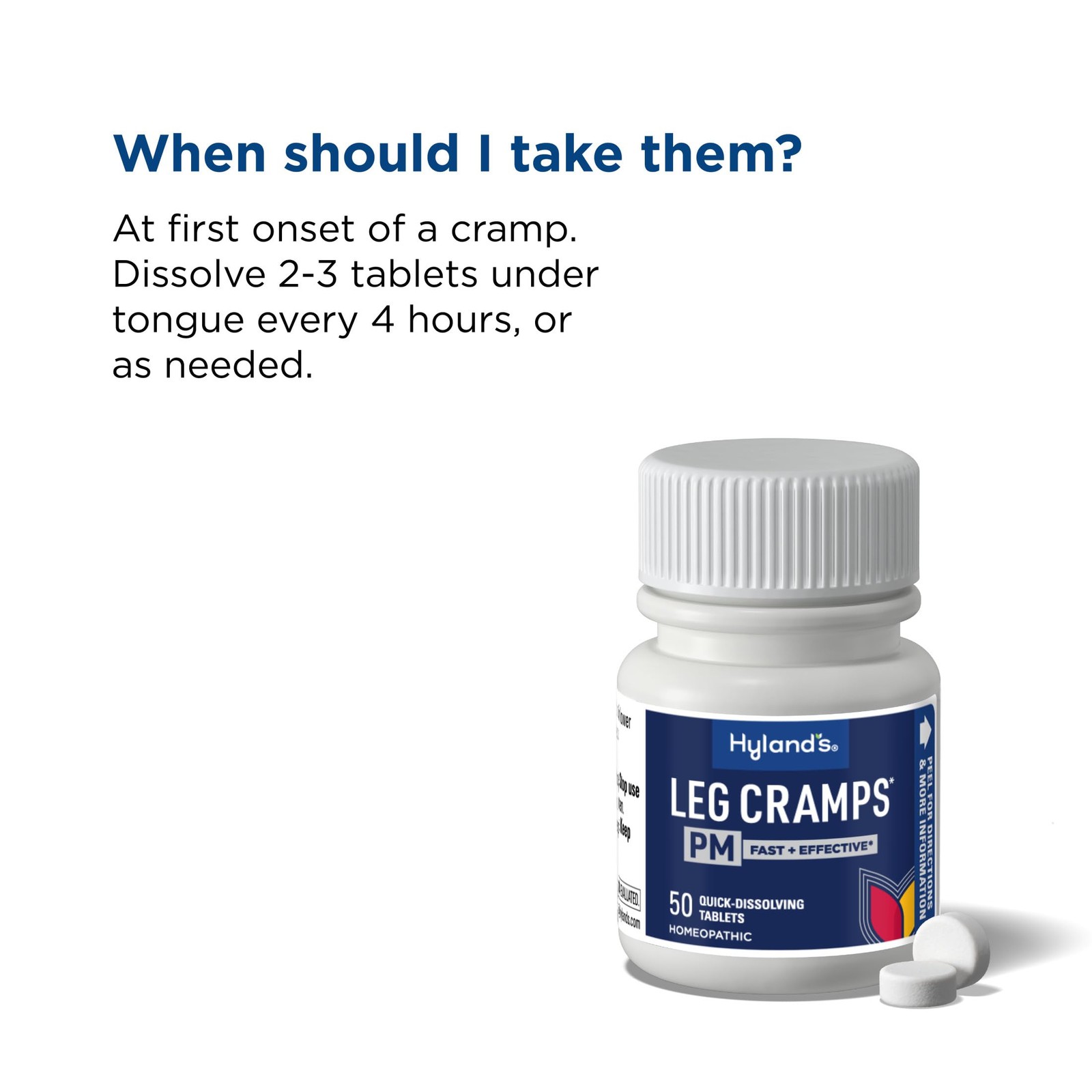 Hyland’s Leg Cramps PM, Relief of Nighttime Leg, 200 Count (Pack 1), White