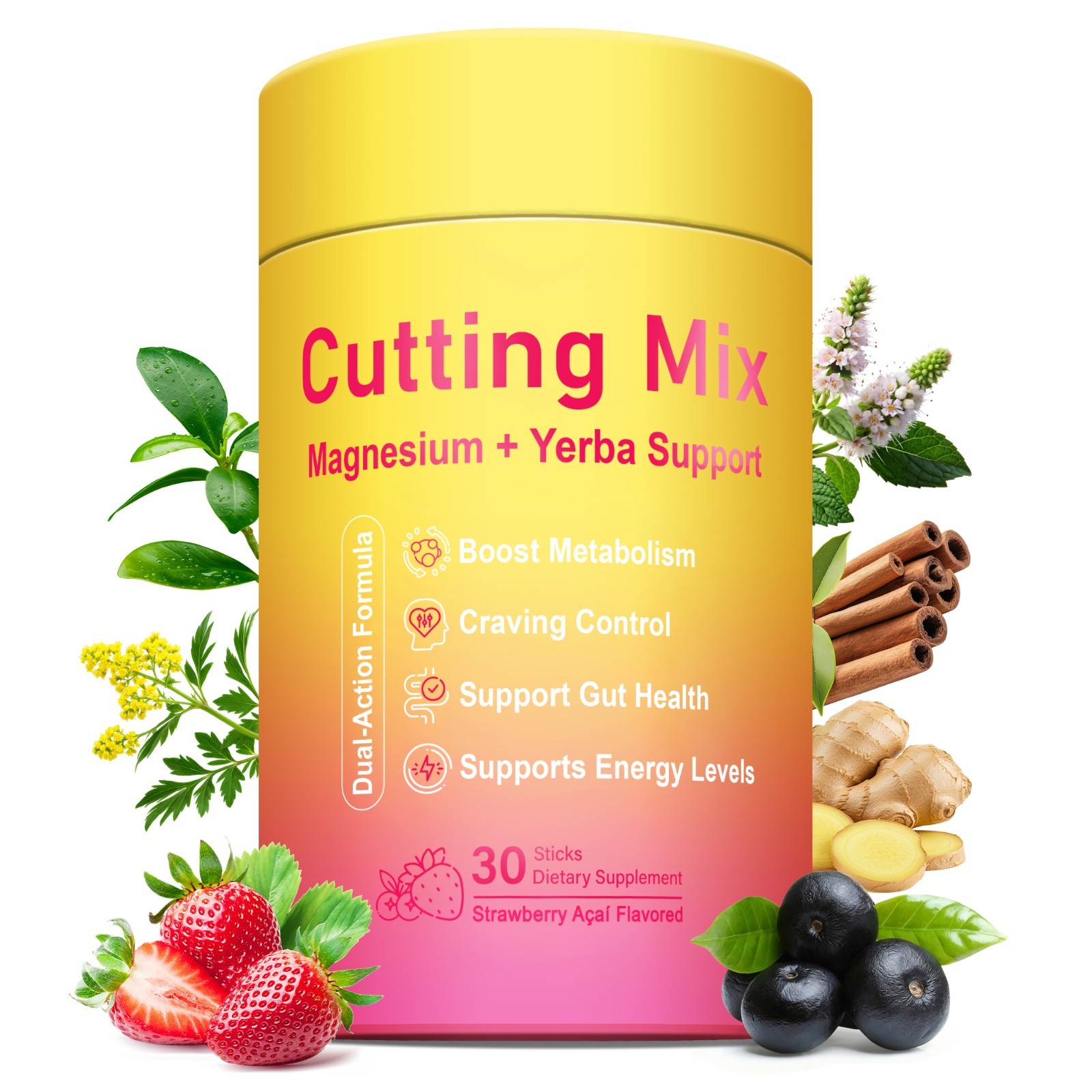 30 Bags LeeFar Cutting Drink Mix – Berberine, Chromium,5-HTP, Yerba Mate US