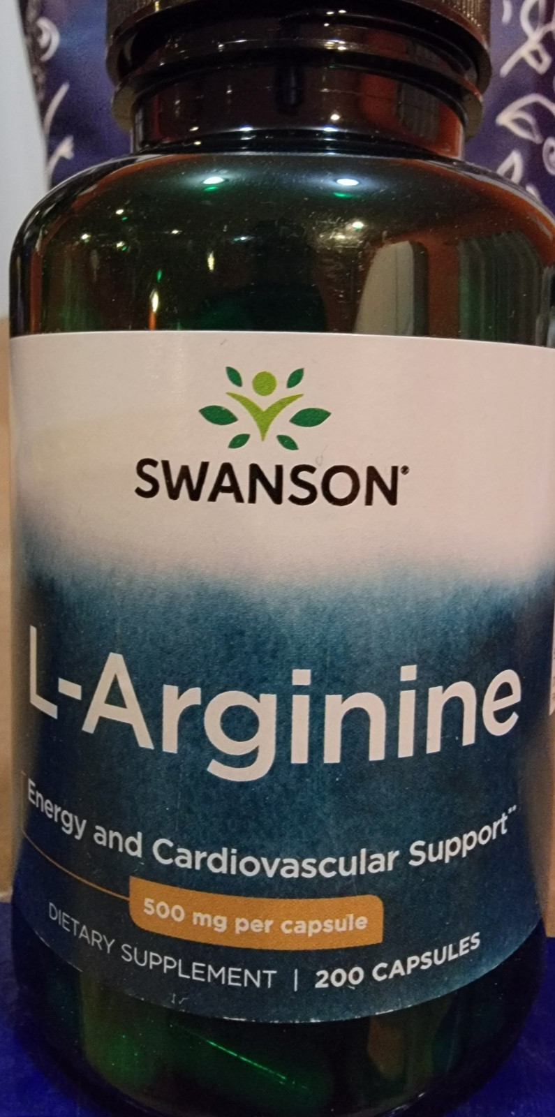 Swanson L-Arginine Vitamin Capsule – SW935 (200 Count)