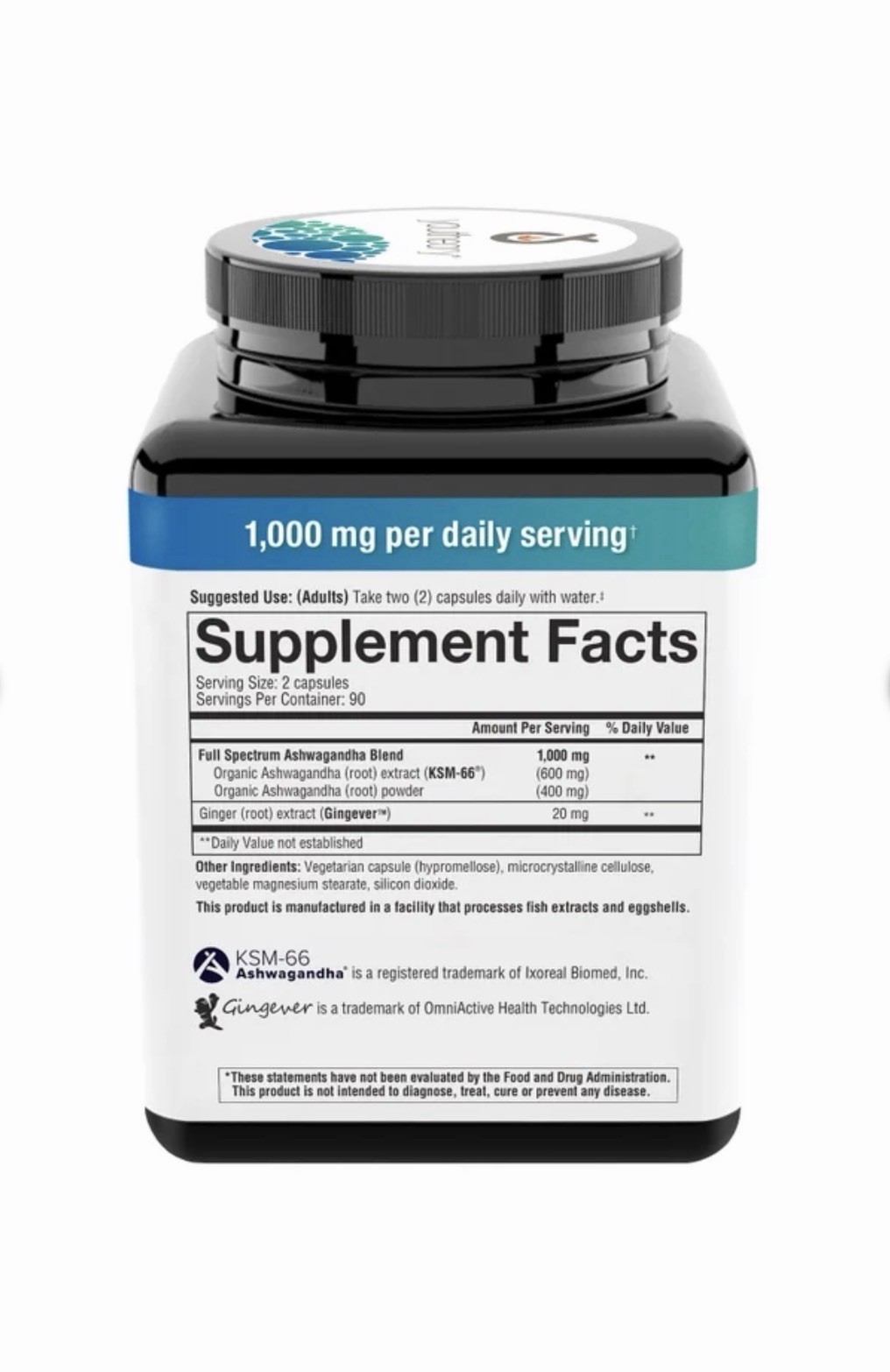 🔥NEW SEALED🔥 Youtheory Ashwagandha 1000 mg 180 Vegetarian Capsules EXP 12/2027