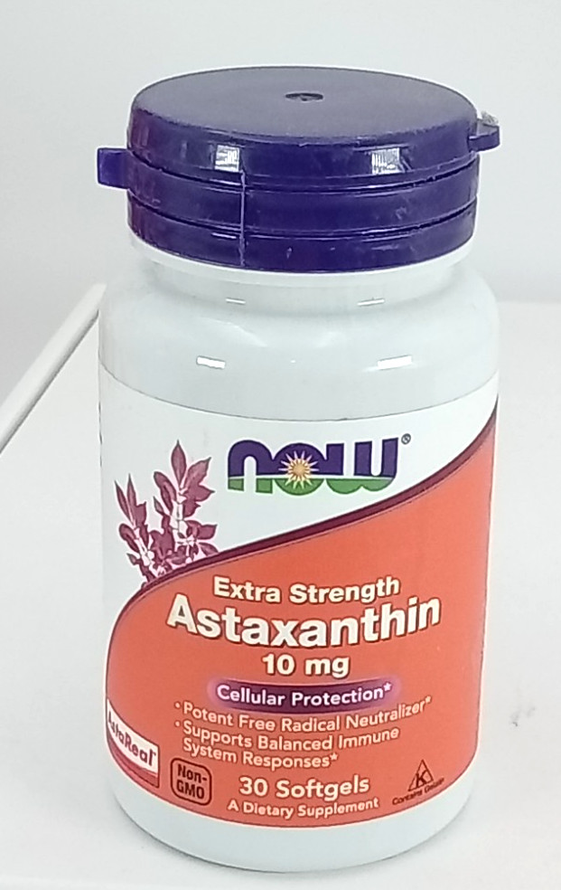 NOW FOODS Astaxanthin Extra Strength BB DATE 07/2027