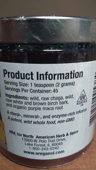 Chag-o-Charge North American Herb & Spice 3.2 oz Birch Bark Purple Maca