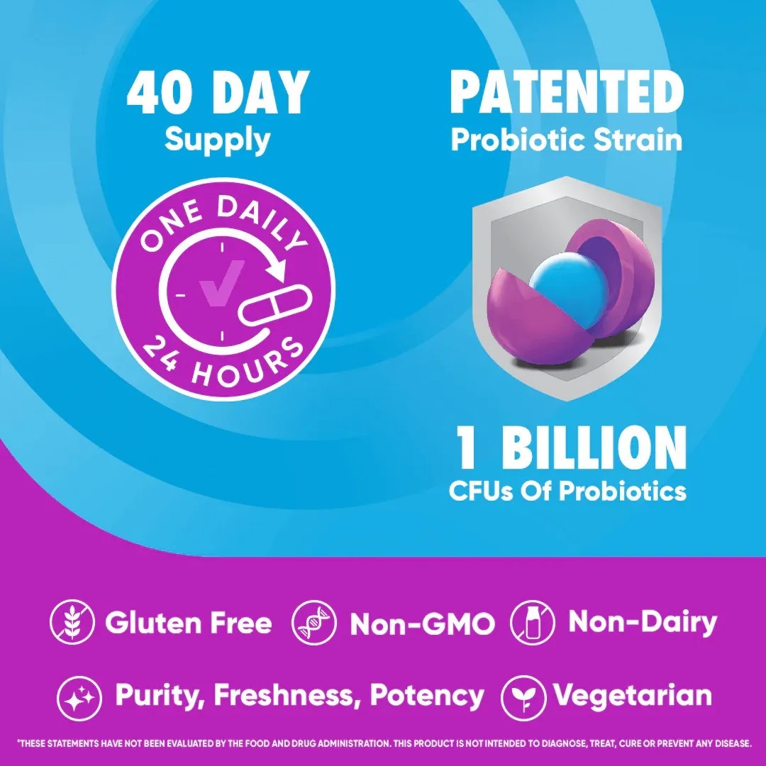Schiff Digestive Advantage Daily Probiotic Supplement Immune Capsule 30 Ct 12PK