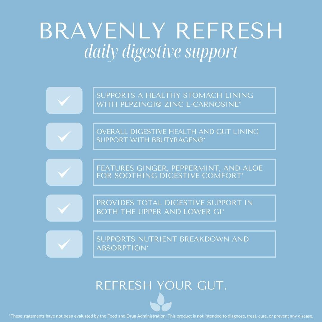 Bravenly Gut Harmony Duo Renew + Refresh – NEW – 30 Day Supply