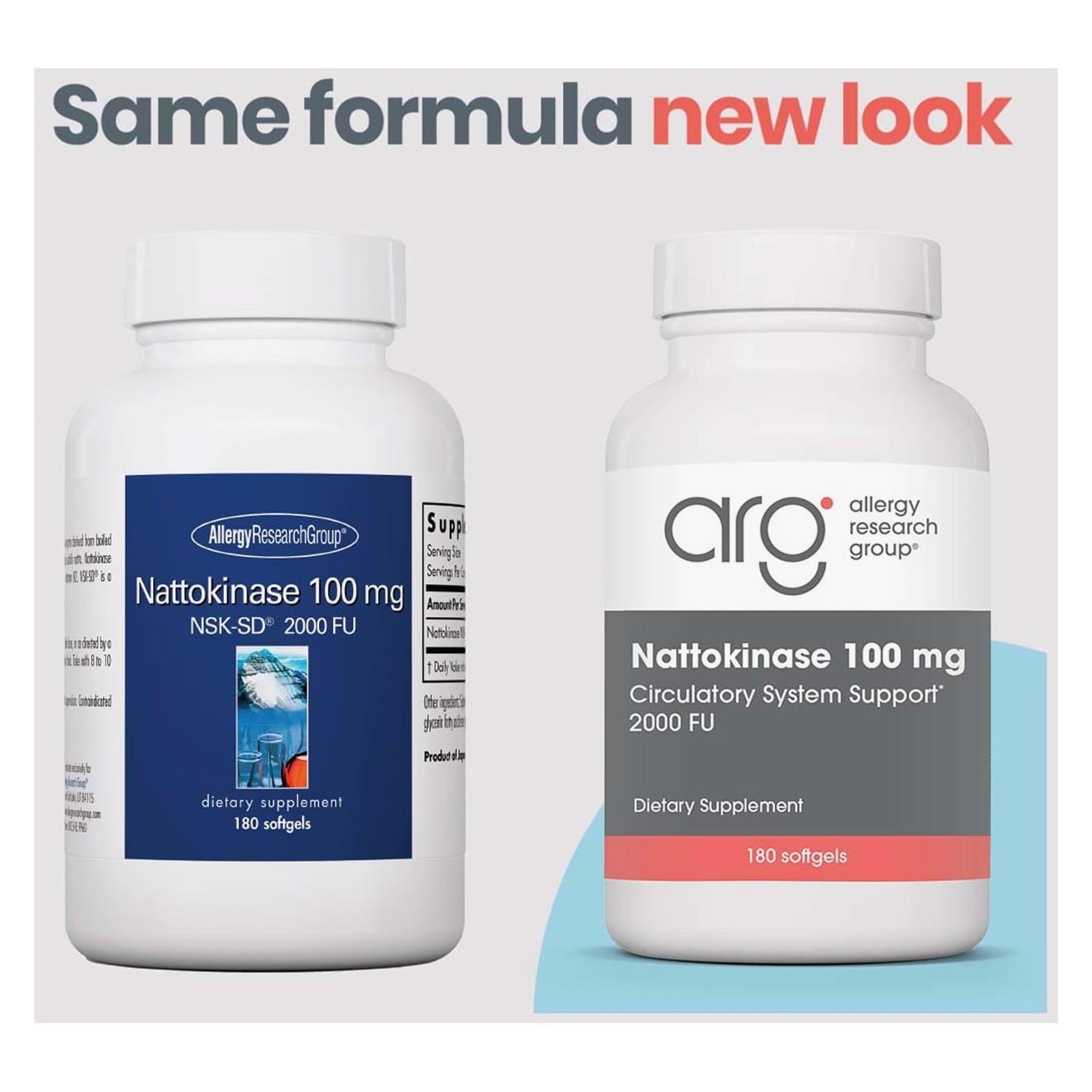 Allergy Research Group Nattokinase 100 mg – Circulation Support 180ct 180 Caps