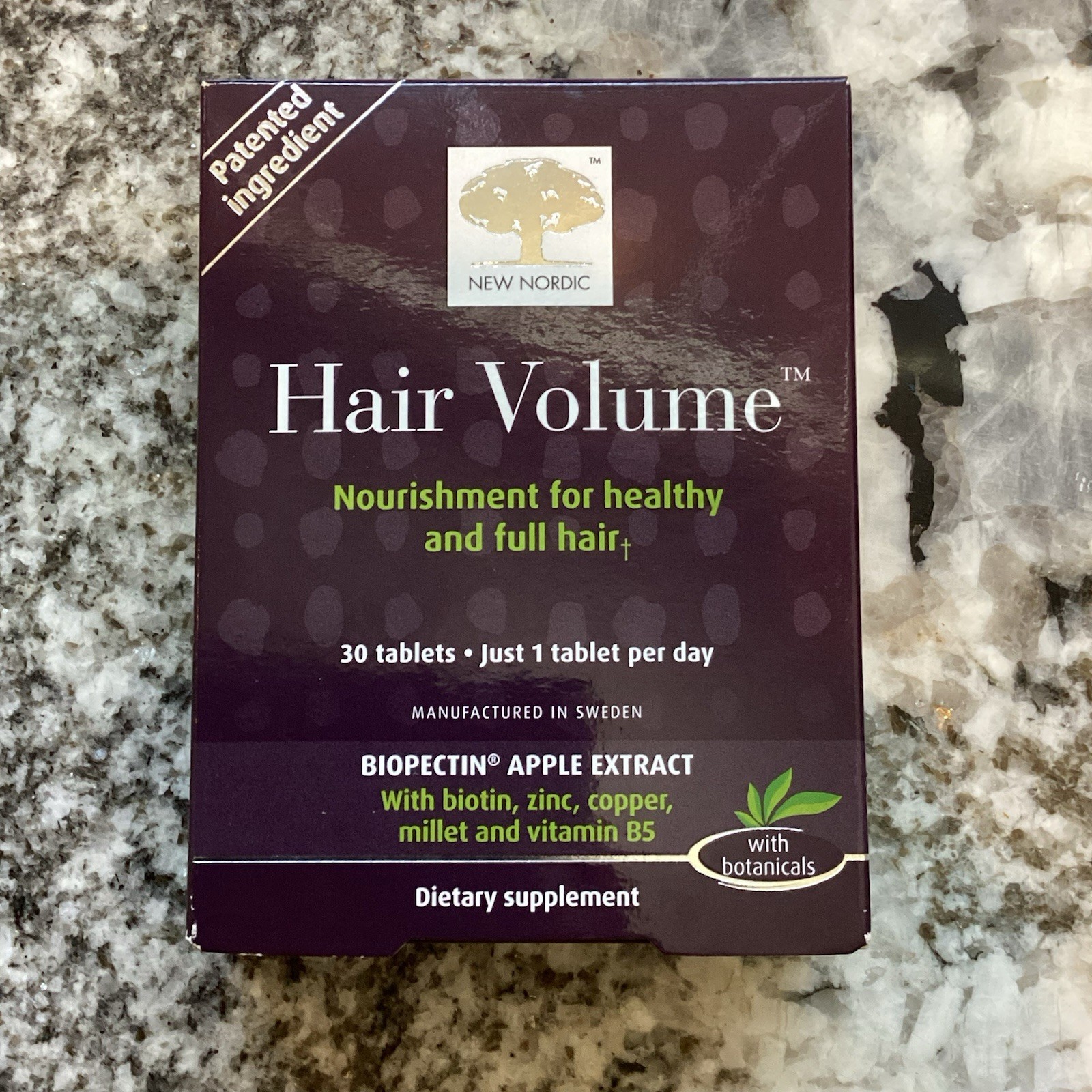 New Nordic Hair Volume Tablets – 30 Count – 10/2026