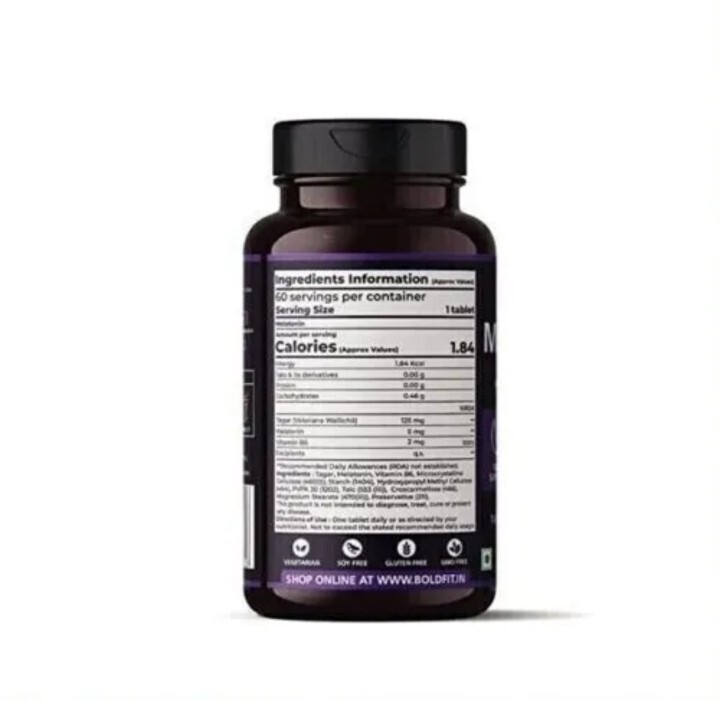 Boldfit Deep Sleeping Aid 60 Tabs | No Side Effect | 60 Day Money Back Guarantee