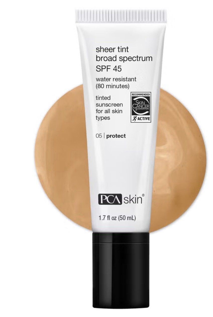 PCA SKIN Sheer Tint Broad Spectrum SPF 45 (1.7 fl. oz.) New In Box 09/2027