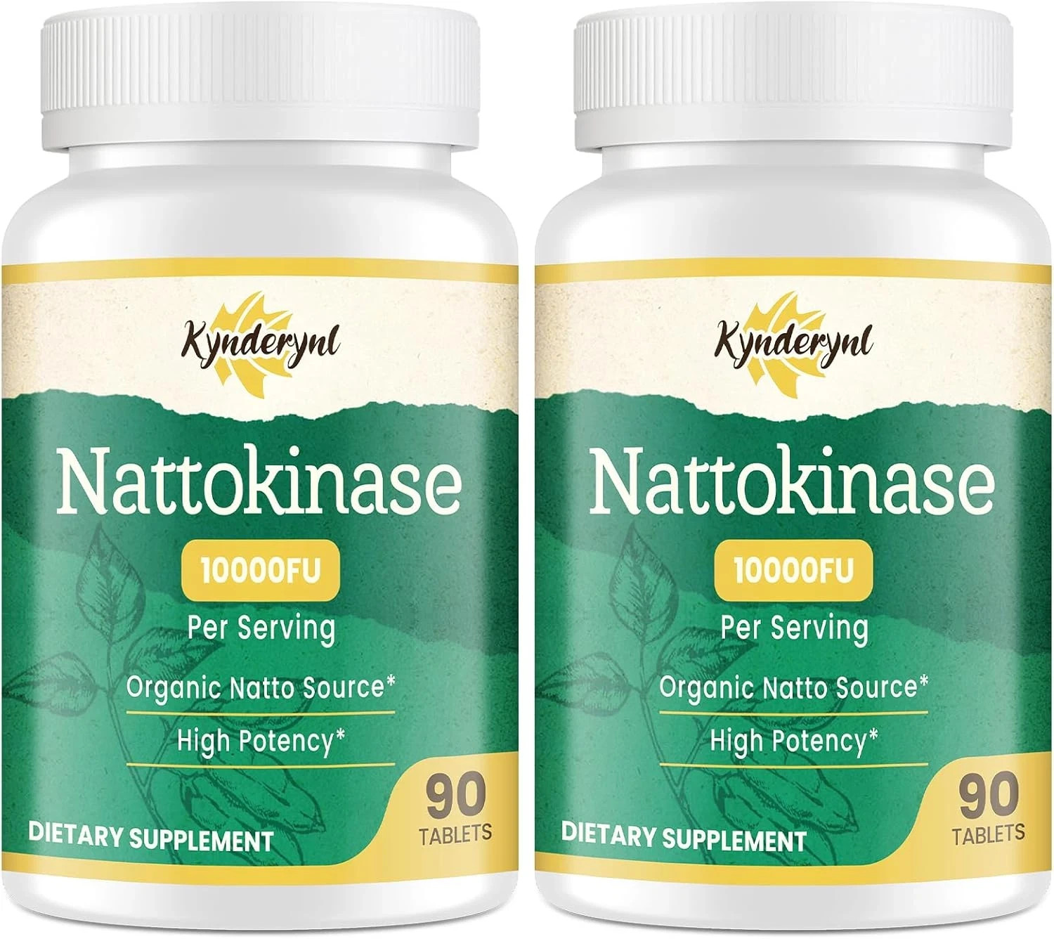 Nattokinase Supplement 10000FU – Organic Natto Enzyme for Circulatory Well 500mg