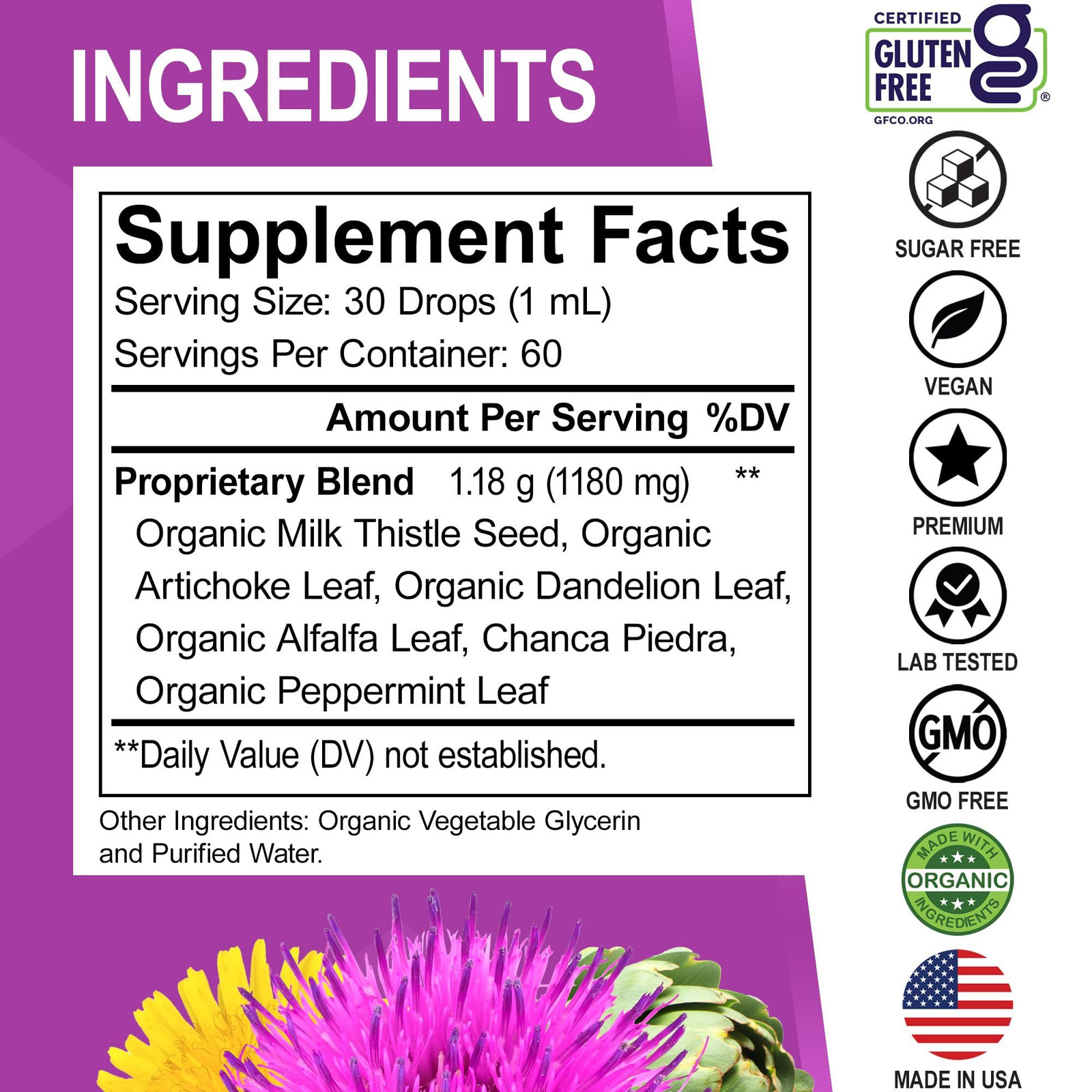 Liver Cleanse Detox & Repair Organic – Natural 2 Fl Oz (Pack of 1)