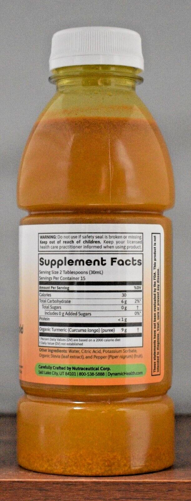 Dynamic Health Tumeric Gold 16 fl oz by Dynamic Health Laboratories UPDATED LOOK