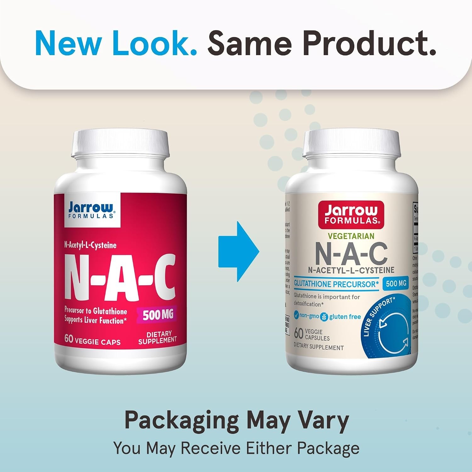 60 Count N-A-C 500 mg Capsules – Boost Antioxidants & Support Cellular Health