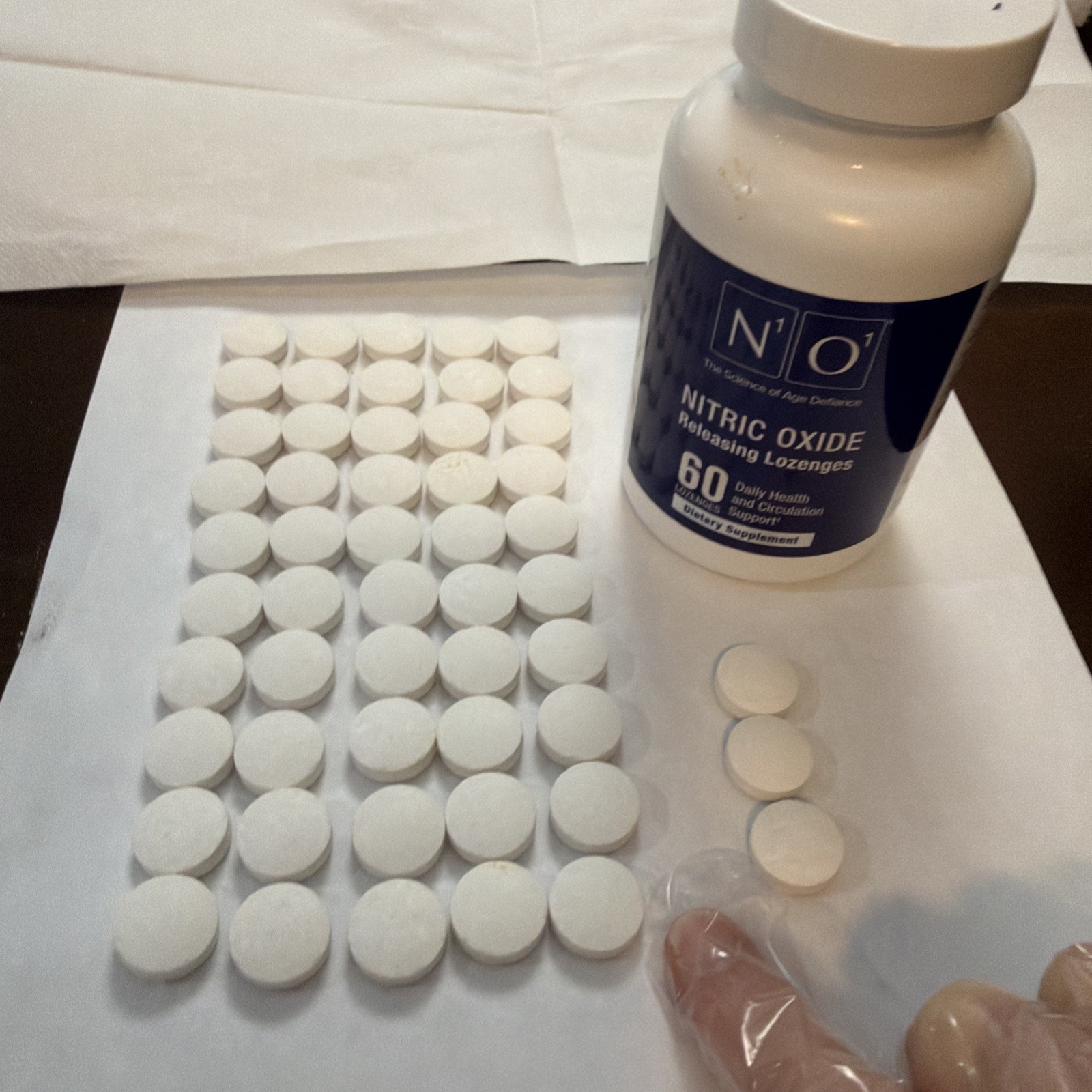 Nitric Oxide Lozenges, 53 Count, 26 Day Supply Supplement Make Offer.