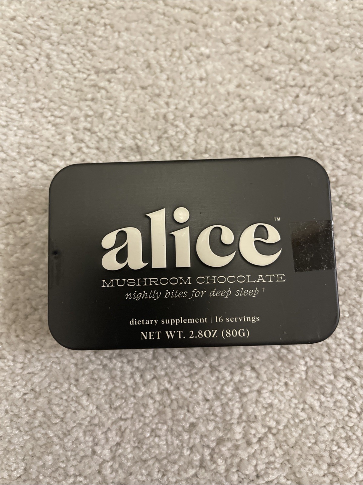 5 IN PACK Alice Mushroom Chocolates *Nightcap* For Deep Sleep 2.8 Oz