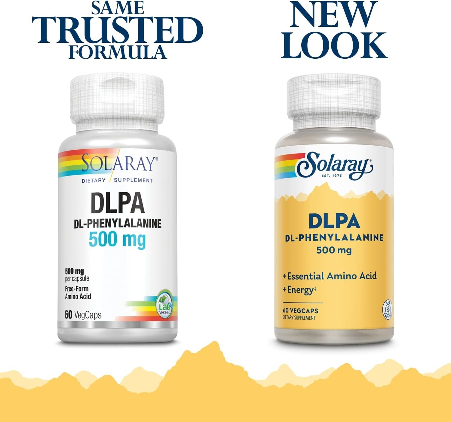 Solaray DL-Phenylalanine 500mg 60 VegCaps