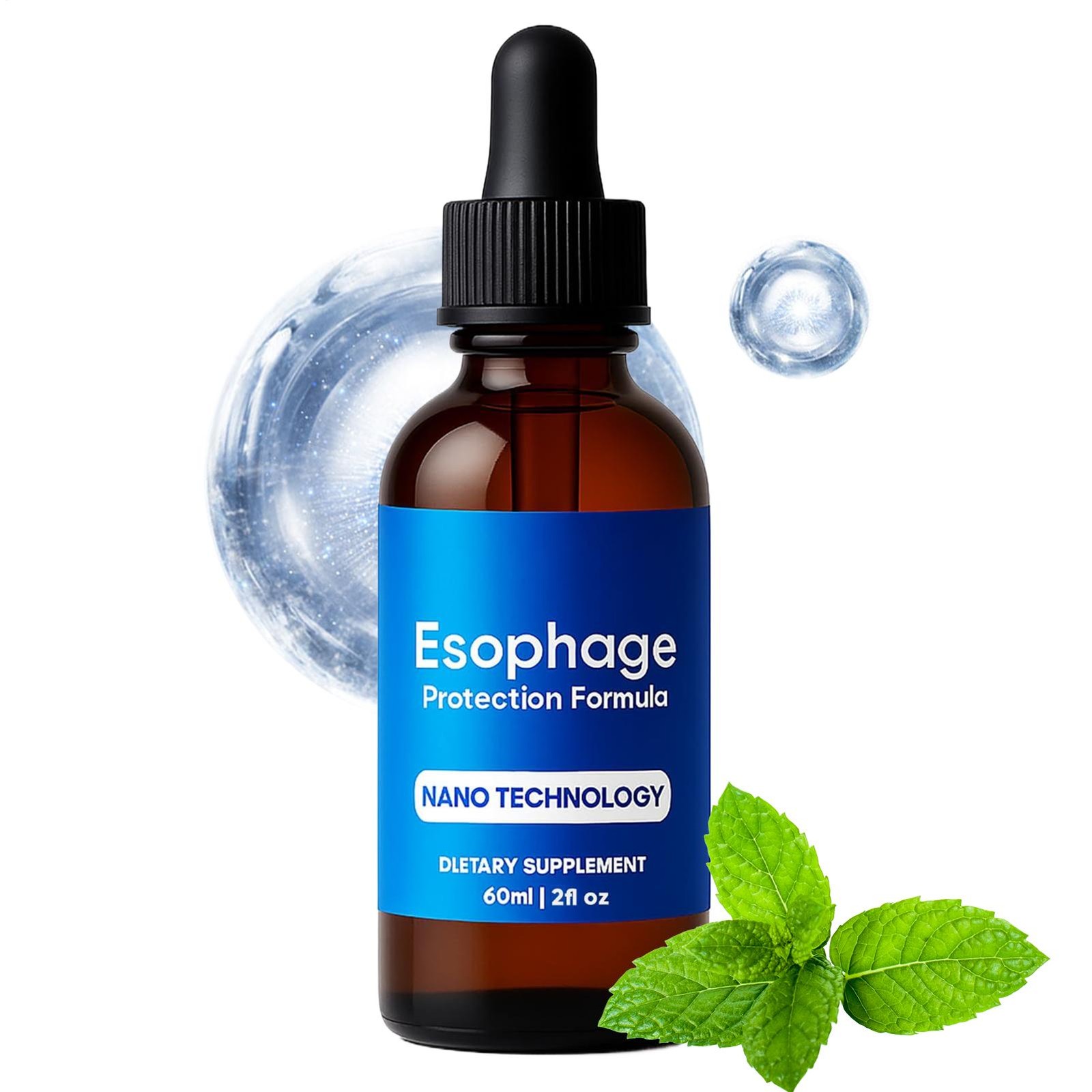 Nano Powered Esophageal Drops 60ML Stomach Digestive Support Drops 2oz