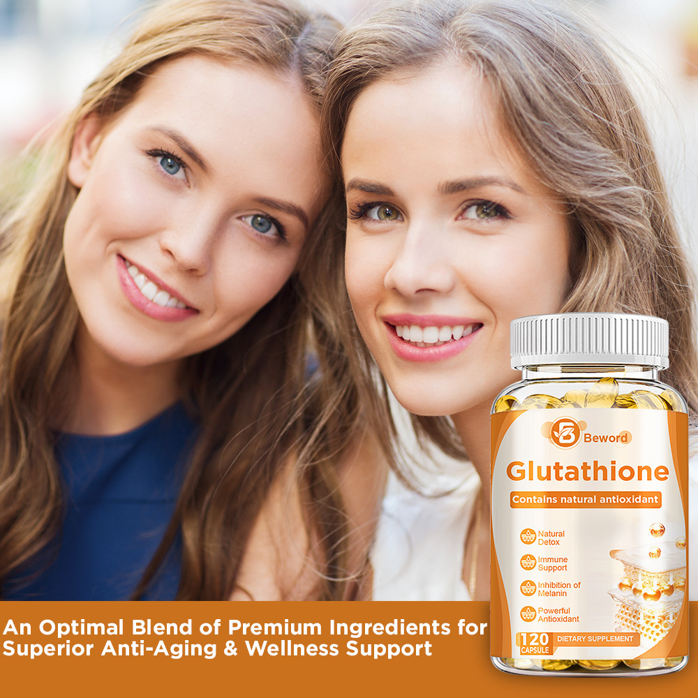L-Glutathione 1000mg Capsules Antioxidant, Liver, Immune & Cell Health Support