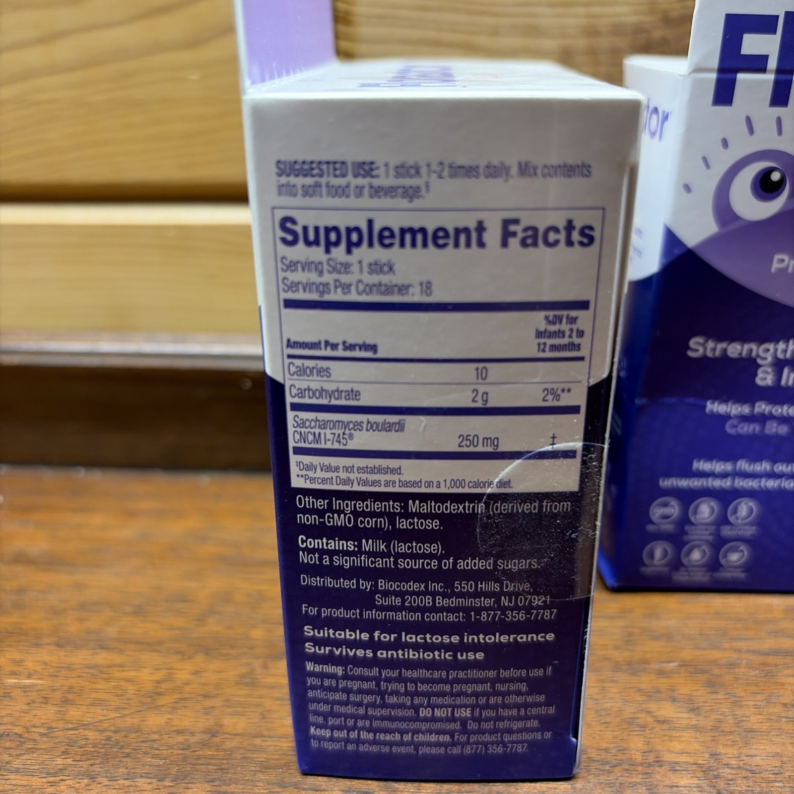Florastor Baby Daily Probiotic Supplement for Infants, 2 boxes Exp 11/2027