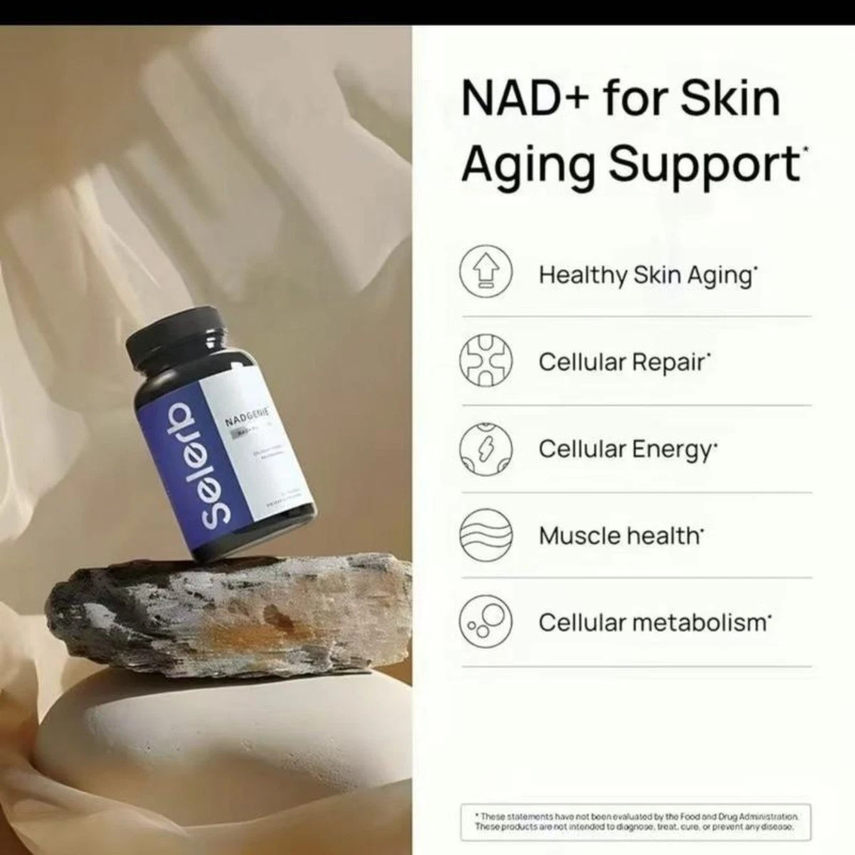 Liposomal Selerb NAD+ Supplement for Men – Supports Energy, Prostate Health & Ce