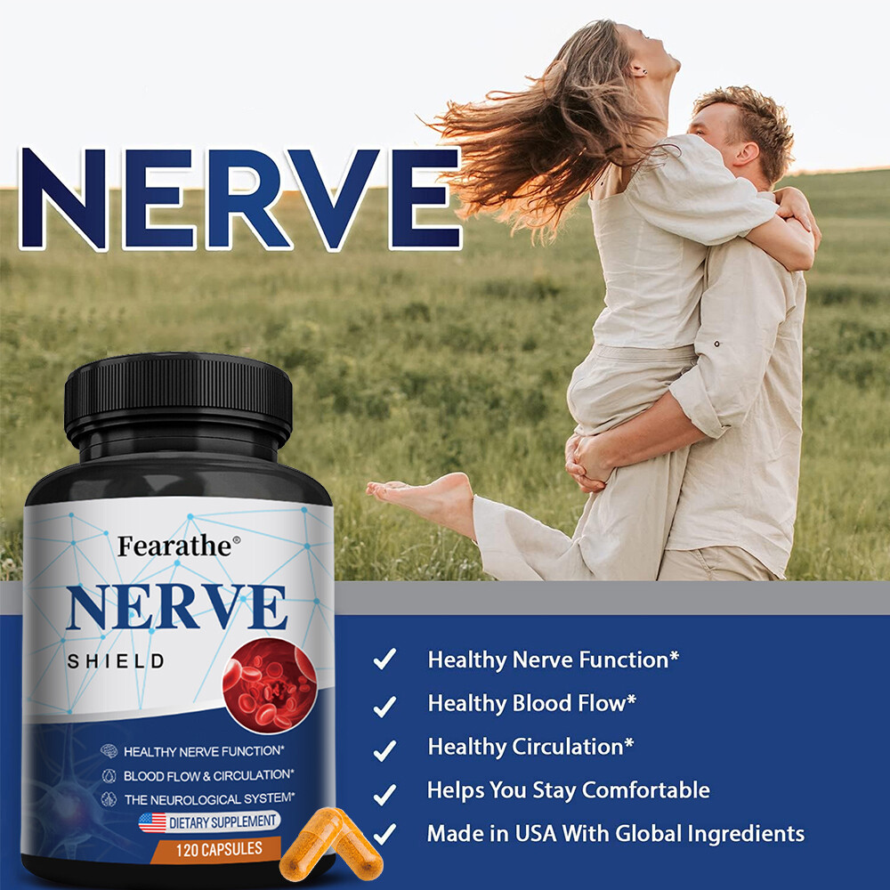 Nerve Shield Pills Supplement Advanced Nerve Formula (30/60/120 Capsules)