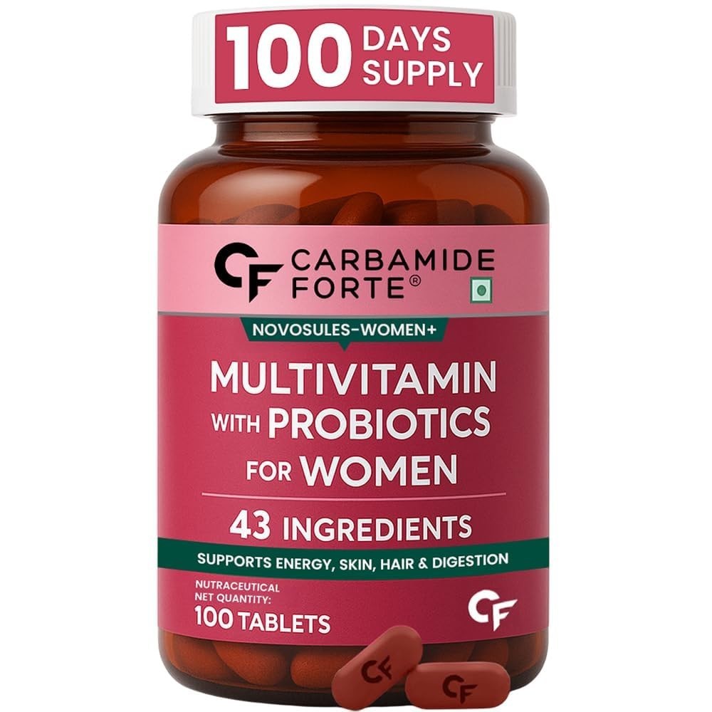Carbamide Forte Multivitamin 100 Tablets for Women LONG EXPIRY